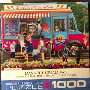 Eurographics "Dan's Ice Cream Van" Jigsaw Puzzle 1000 pieces